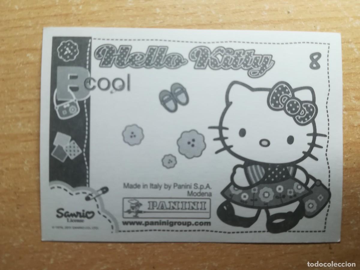 Coleccionismo cromos antiguos: Cromo Hello Kitty Bcool N&ordm; 8 sin pegar. Panini 2011. - Foto 2