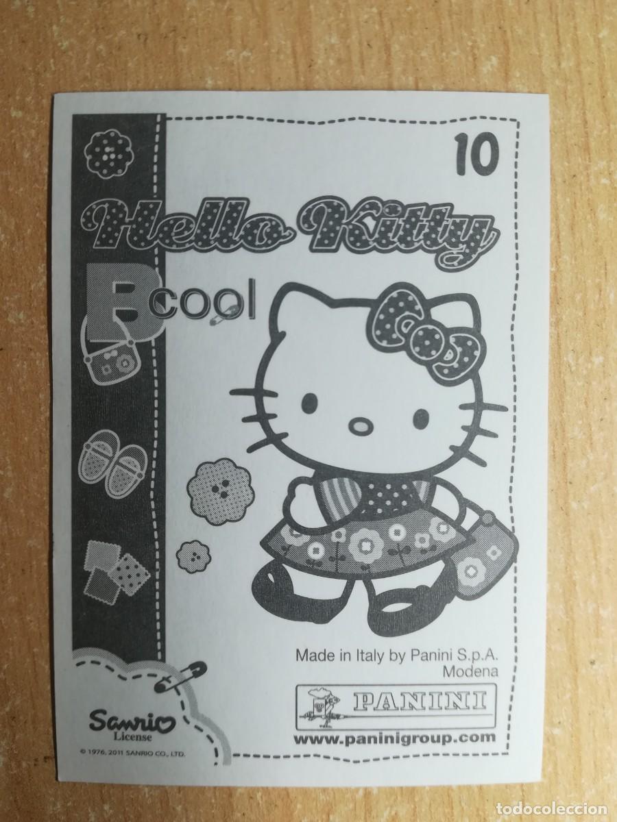 Coleccionismo cromos antiguos: Cromo Hello Kitty Bcool N&ordm; 10 sin pegar. Panini 2011. - Foto 2