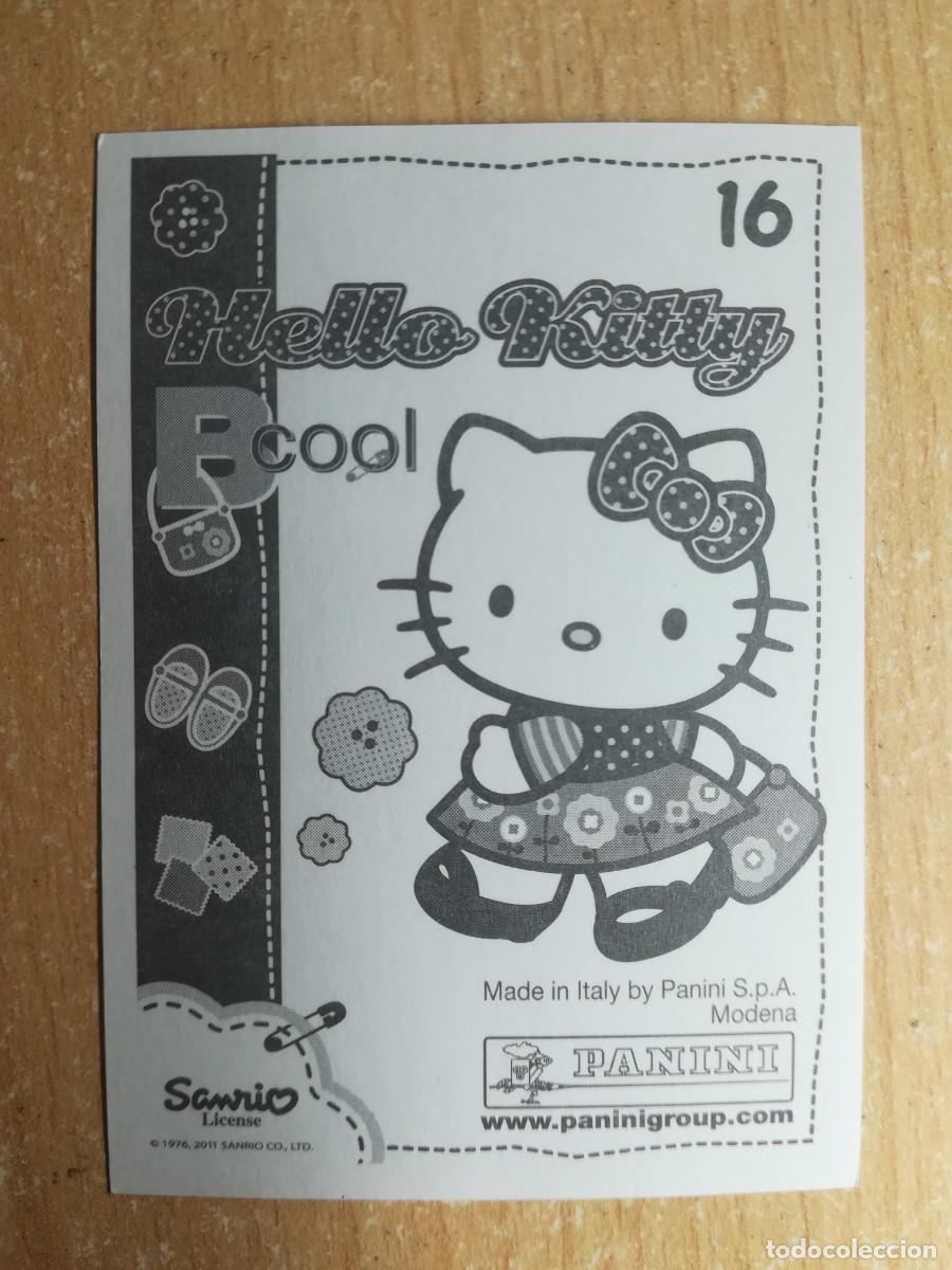 Coleccionismo cromos antiguos: Cromo Hello Kitty Bcool N&ordm; 16 sin pegar. Panini 2011. - Foto 2