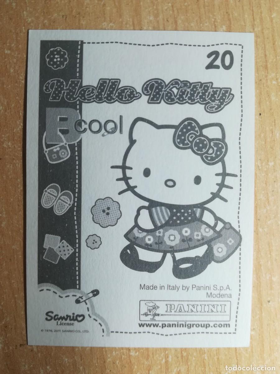 Coleccionismo cromos antiguos: Cromo Hello Kitty Bcool N&ordm; 20 sin pegar. Panini 2011. - Foto 2