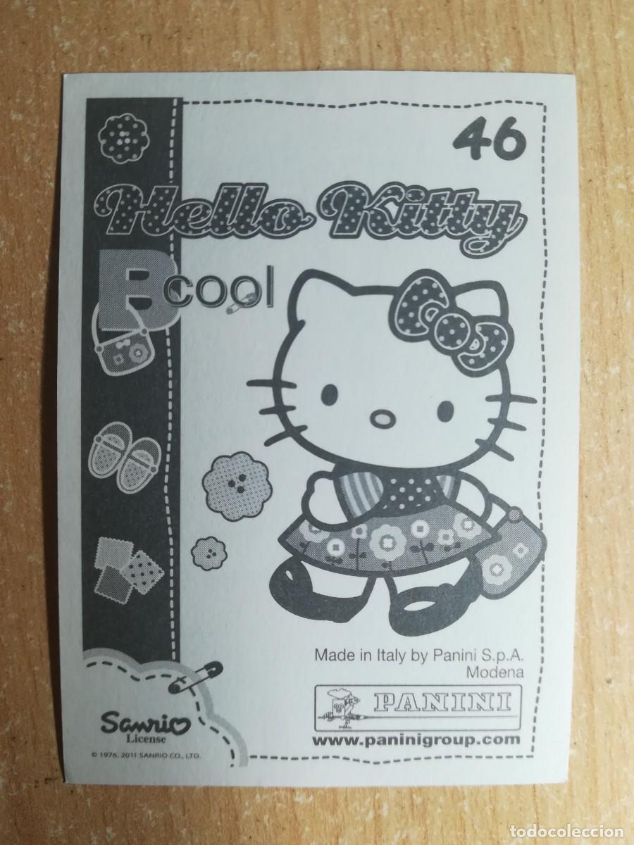 Coleccionismo cromos antiguos: Cromo Hello Kitty Bcool N&ordm; 46 sin pegar. Panini 2011. - Foto 2