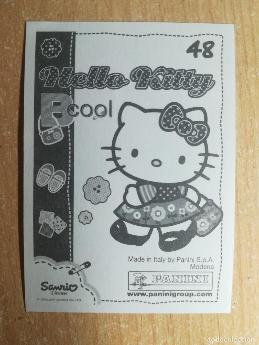 Coleccionismo cromos antiguos: Cromo Hello Kitty Bcool N&ordm; 48 sin pegar. Panini 2011. - Foto 2