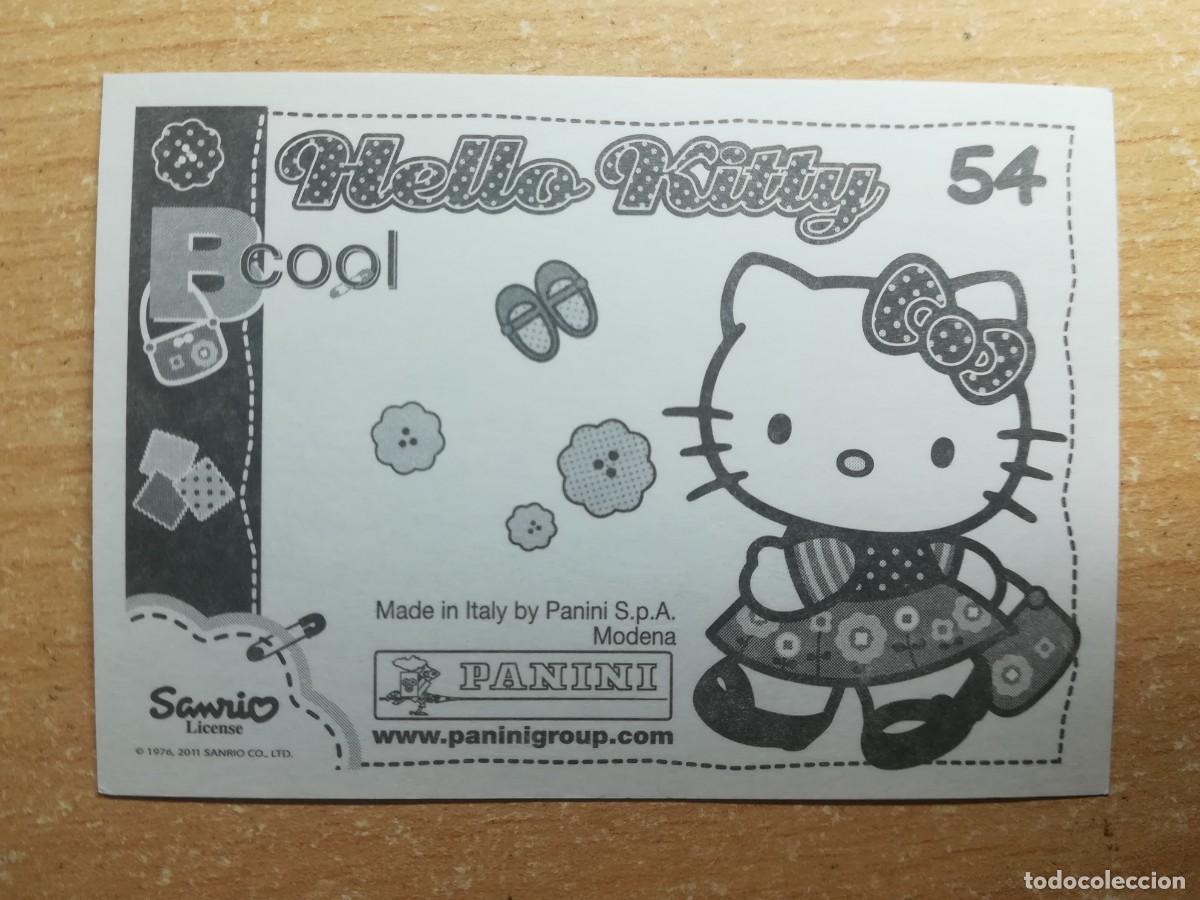 Coleccionismo cromos antiguos: Cromo Hello Kitty Bcool N&ordm; 54 sin pegar. Panini 2011. - Foto 2