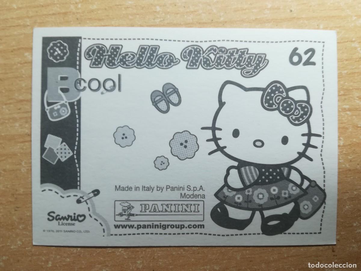Coleccionismo cromos antiguos: Cromo Hello Kitty Bcool N&ordm; 62 sin pegar. Panini 2011. - Foto 2