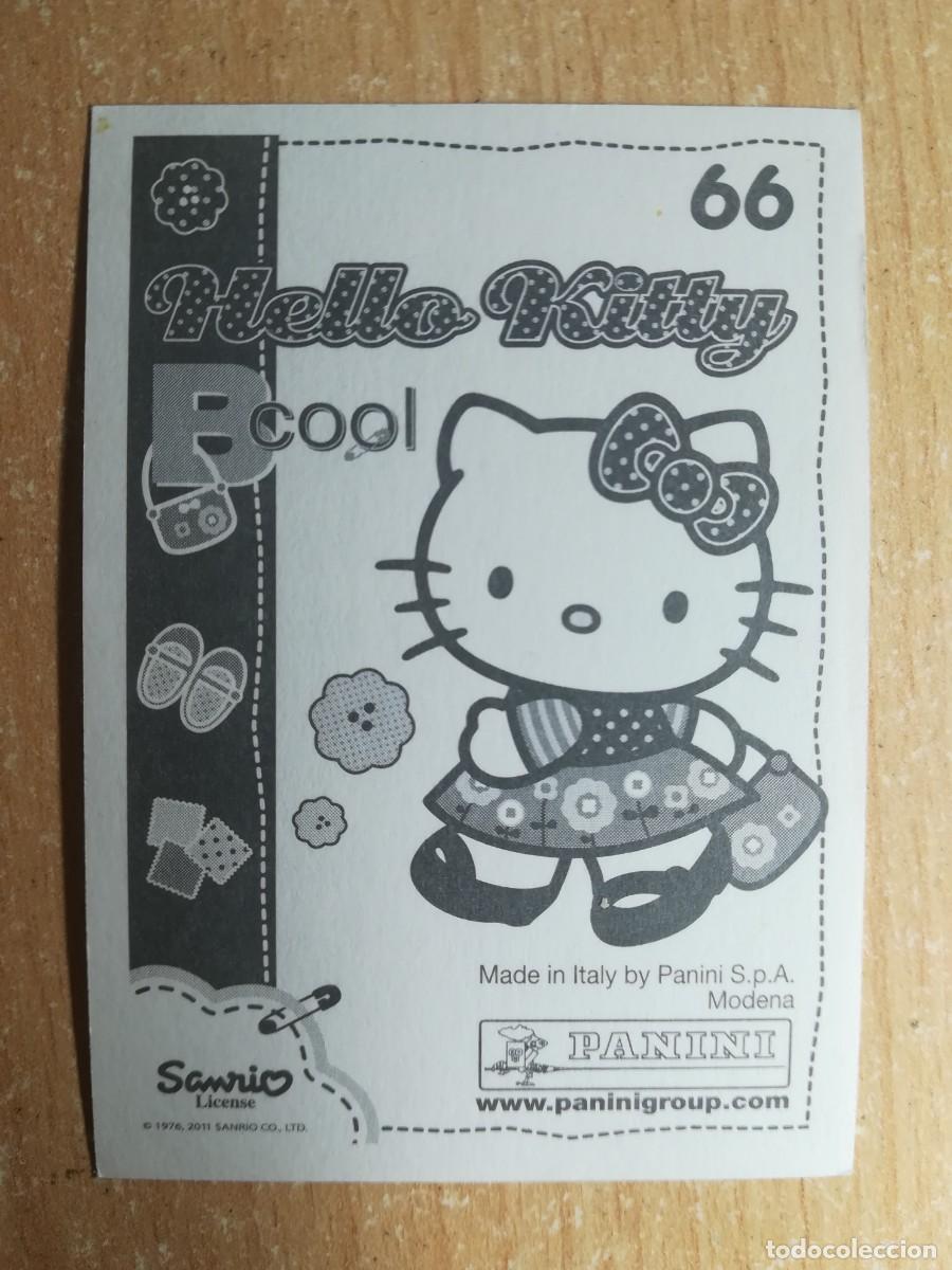 Coleccionismo cromos antiguos: Cromo Hello Kitty Bcool N&ordm; 66 sin pegar. Panini 2011. - Foto 2
