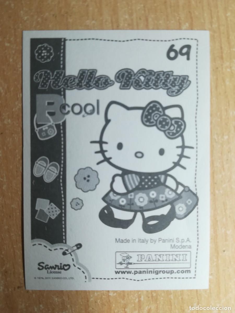 Coleccionismo cromos antiguos: Cromo Hello Kitty Bcool N&ordm; 69 sin pegar. Panini 2011. - Foto 2