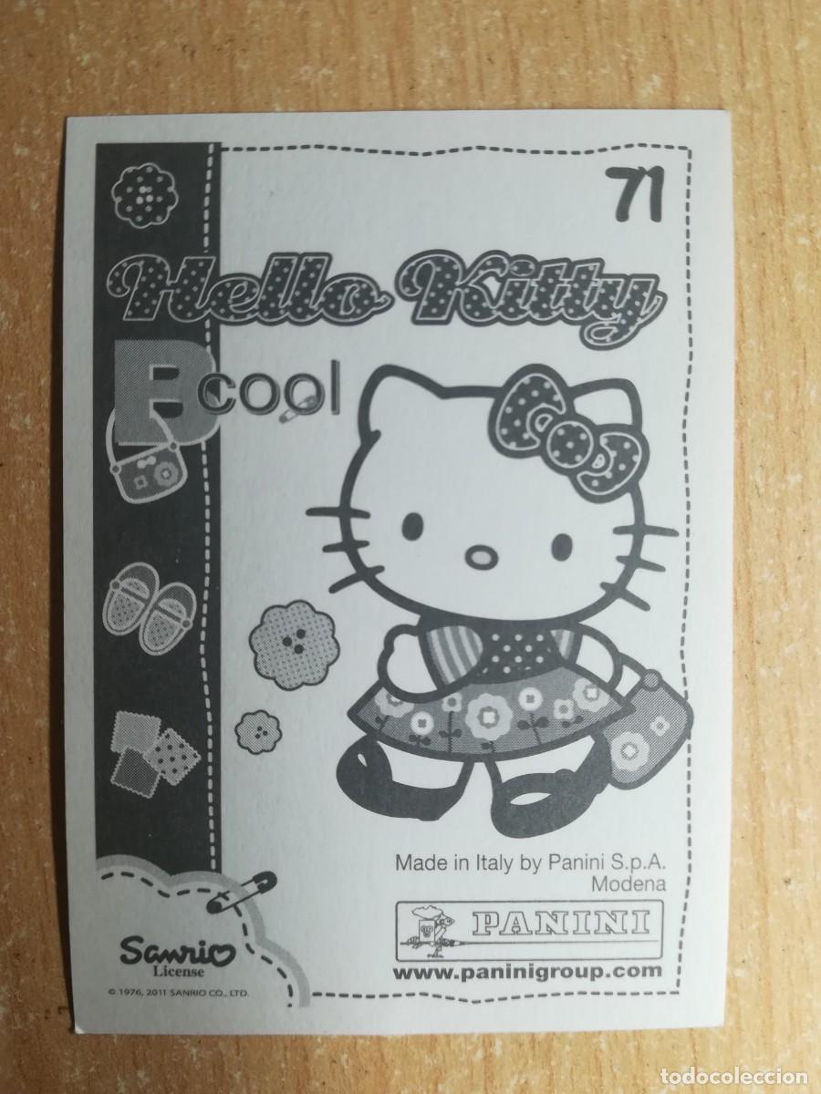 Coleccionismo cromos antiguos: Cromo Hello Kitty Bcool N&ordm; 71 sin pegar. Panini 2011. - Foto 2