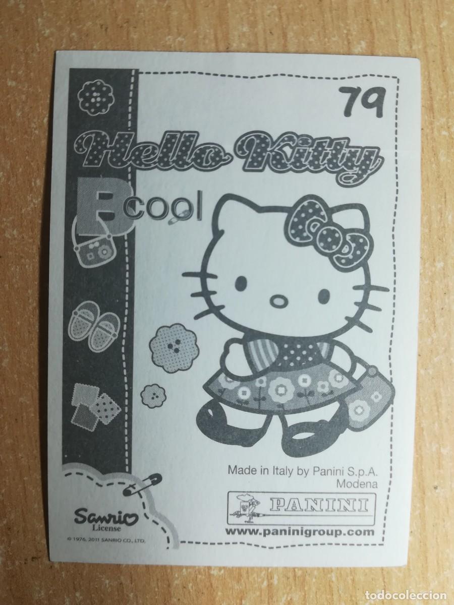 Coleccionismo cromos antiguos: Cromo Hello Kitty Bcool N&ordm; 79 sin pegar. Panini 2011. - Foto 2