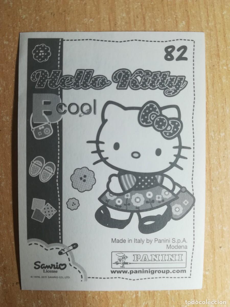 Coleccionismo cromos antiguos: Cromo Hello Kitty Bcool N&ordm; 82 sin pegar. Panini 2011. - Foto 2
