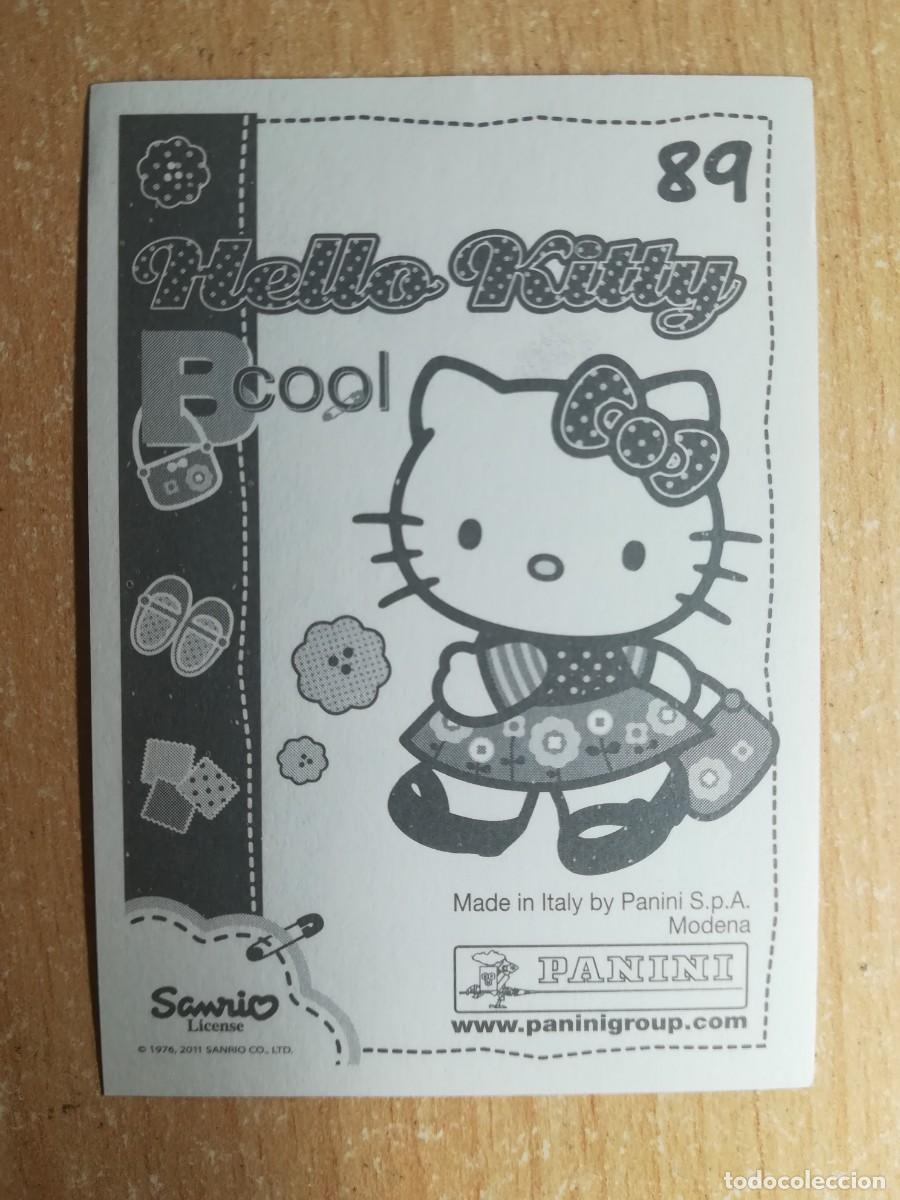 Coleccionismo cromos antiguos: Cromo Hello Kitty Bcool N&ordm; 89 sin pegar. Panini 2011. - Foto 2