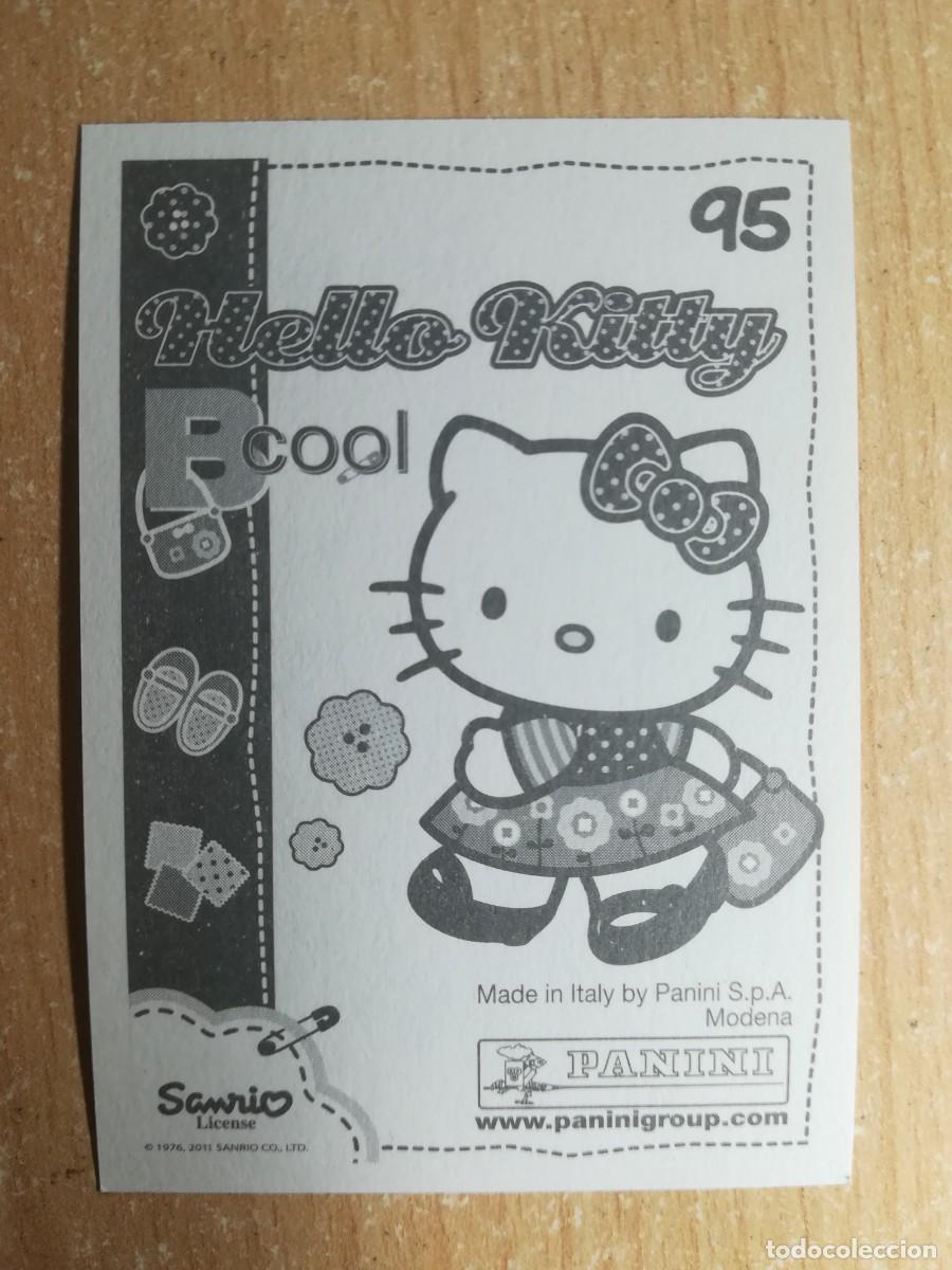 Coleccionismo cromos antiguos: Cromo Hello Kitty Bcool N&ordm; 95 sin pegar. Panini 2011. - Foto 2