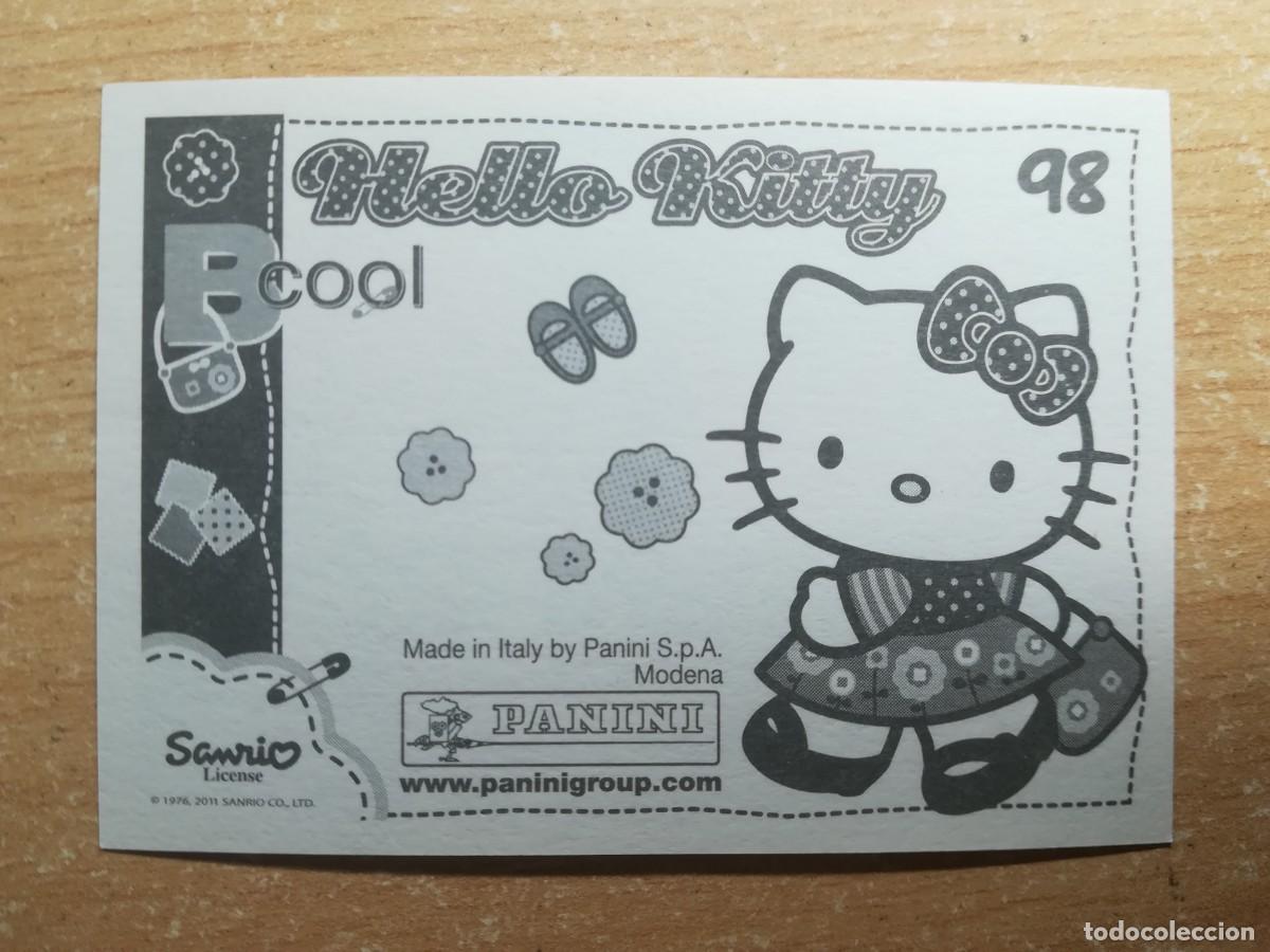 Coleccionismo cromos antiguos: Cromo Hello Kitty Bcool N&ordm; 98 sin pegar. Panini 2011. - Foto 2