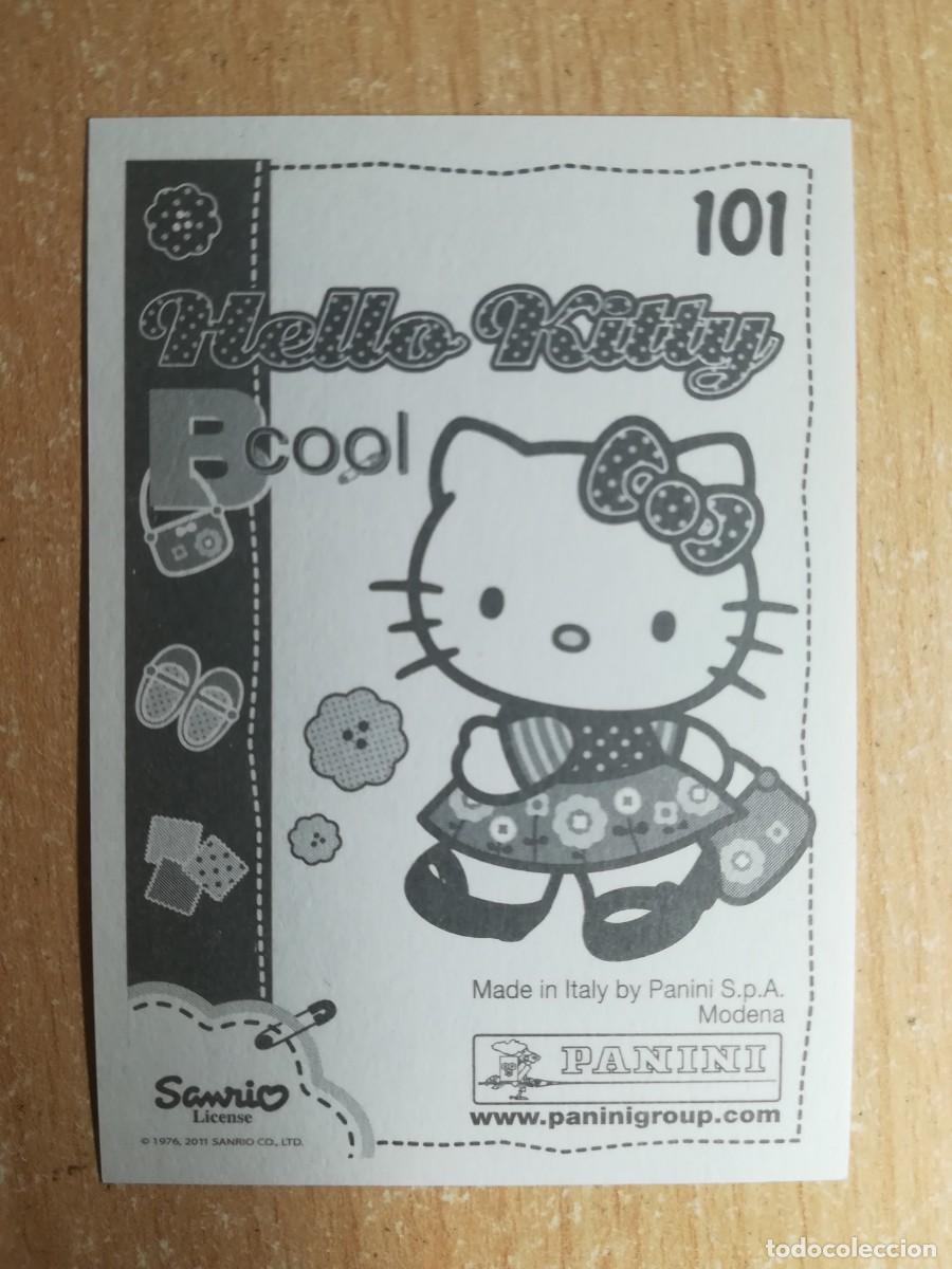 Coleccionismo cromos antiguos: Cromo Hello Kitty Bcool N&ordm; 101 sin pegar. Panini 2011. - Foto 2