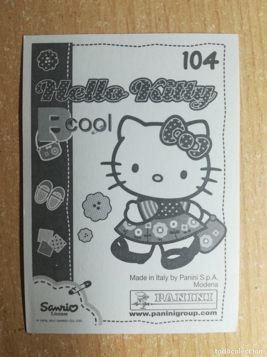 Coleccionismo cromos antiguos: Cromo Hello Kitty Bcool N&ordm; 104 sin pegar. Panini 2011. - Foto 2