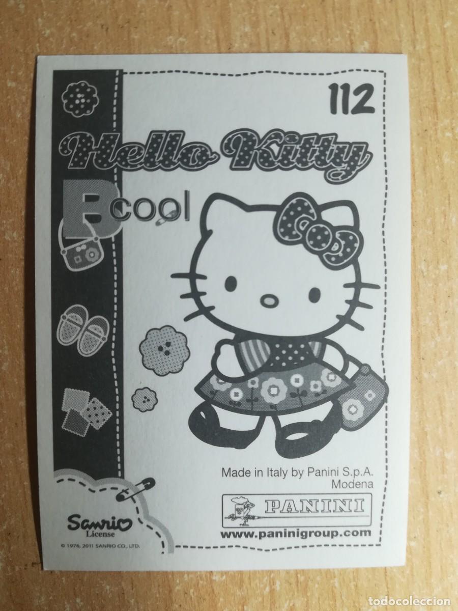 Coleccionismo cromos antiguos: Cromo Hello Kitty Bcool N&ordm; 112 sin pegar. Panini 2011. - Foto 2