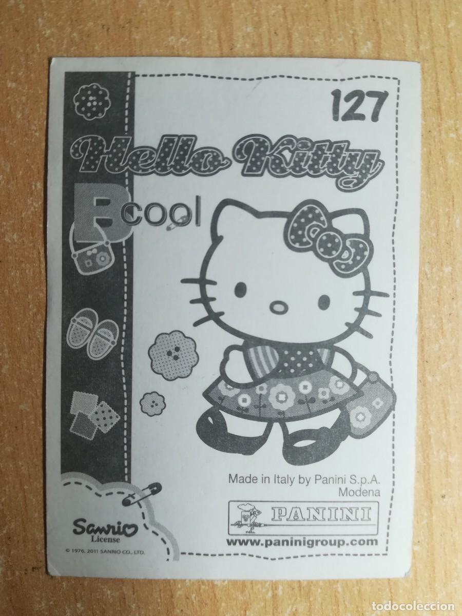 Coleccionismo cromos antiguos: Cromo Hello Kitty Bcool N&ordm; 127 sin pegar. Panini 2011. - Foto 2