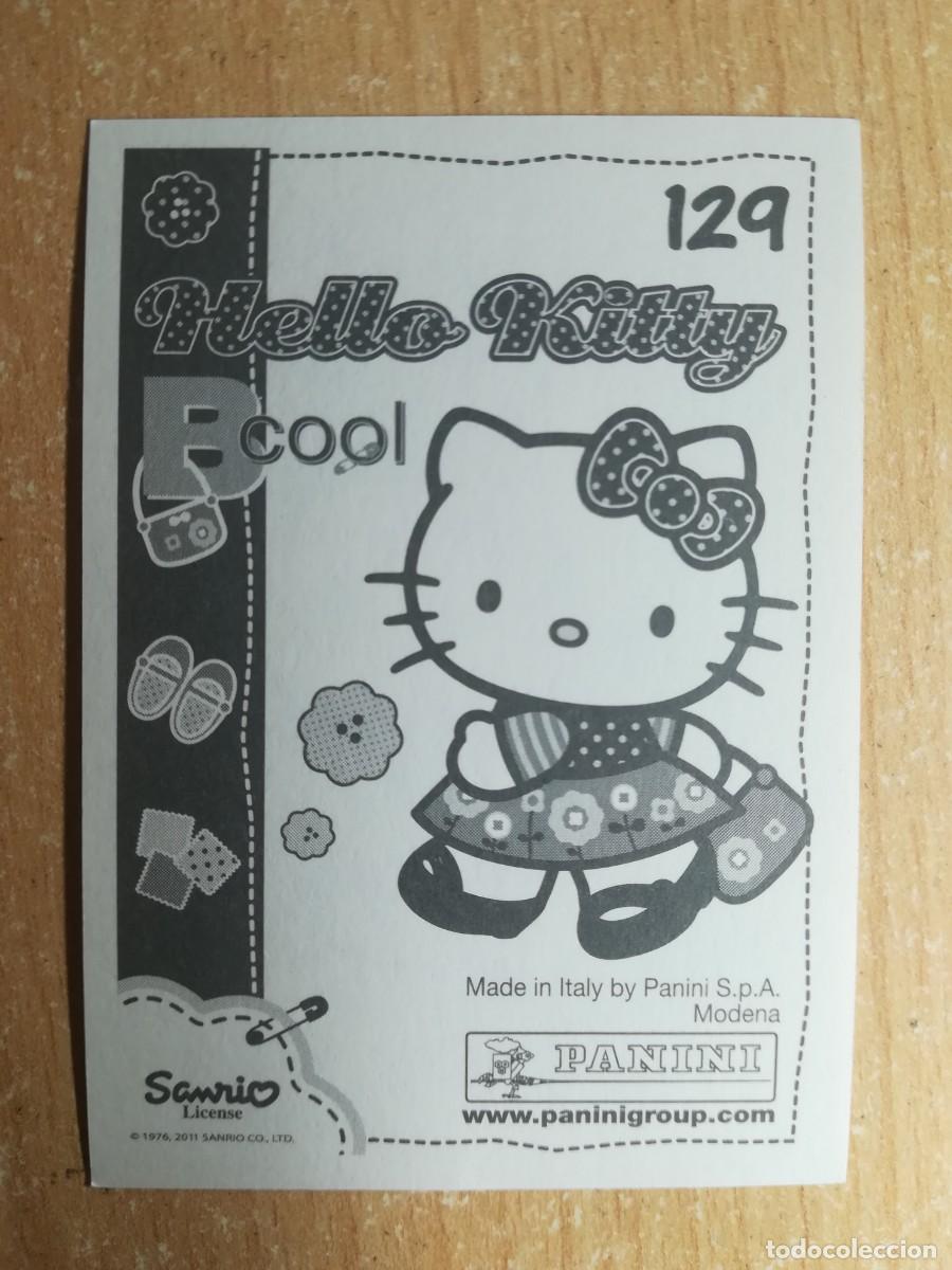 Coleccionismo cromos antiguos: Cromo Hello Kitty Bcool N&ordm; 129 sin pegar. Panini 2011. - Foto 2