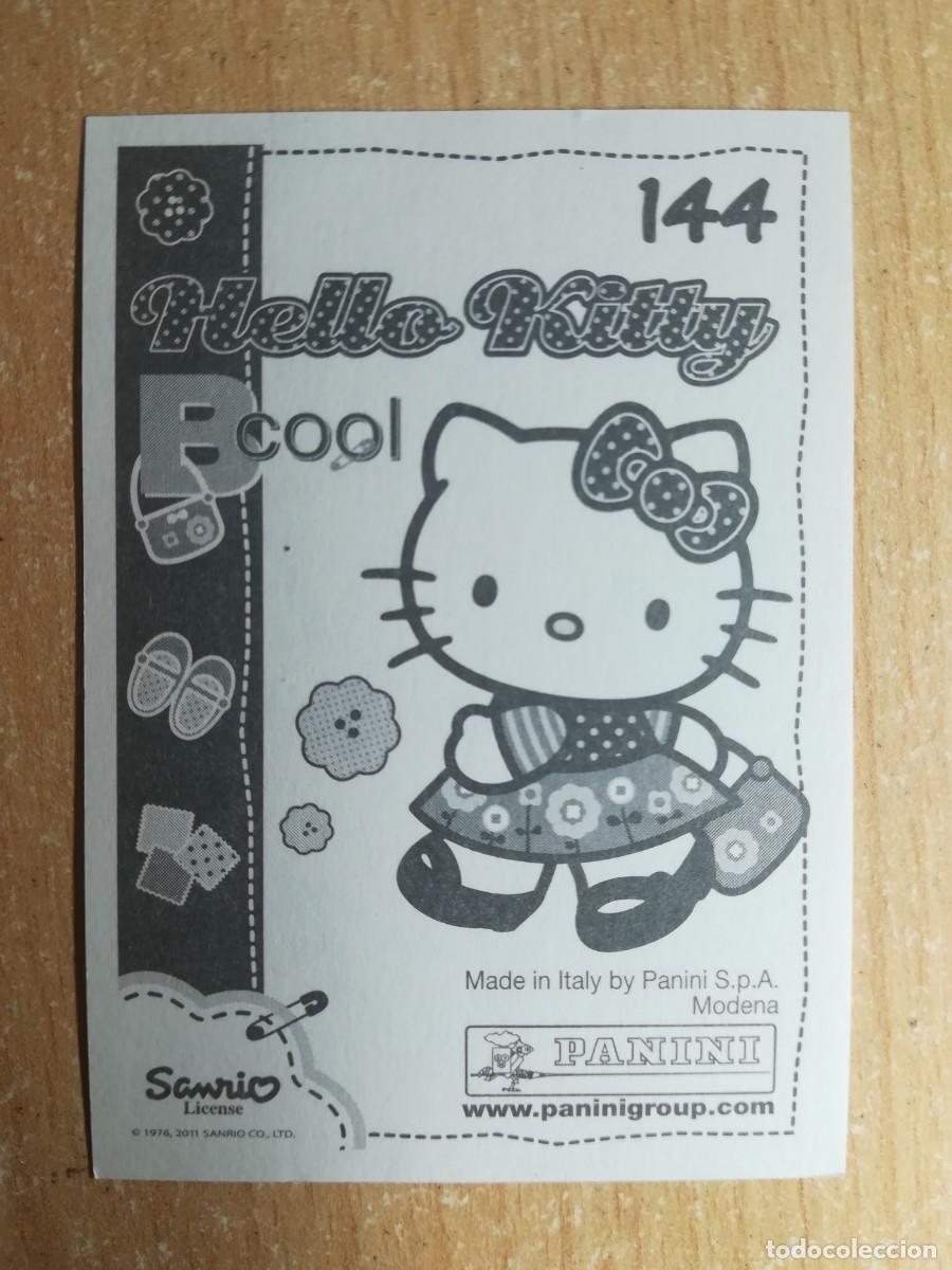 Coleccionismo cromos antiguos: Cromo Hello Kitty Bcool N&ordm; 144 sin pegar. Panini 2011. - Foto 2