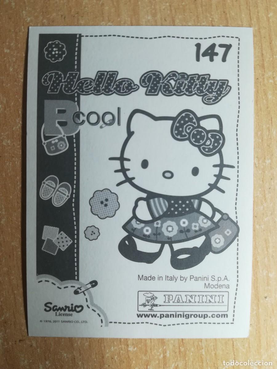 Coleccionismo cromos antiguos: Cromo Hello Kitty Bcool N&ordm; 147 sin pegar. Panini 2011. - Foto 2