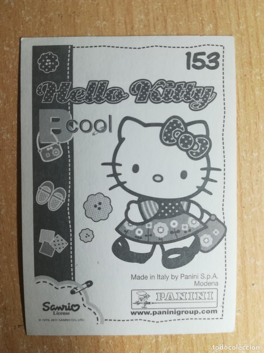 Coleccionismo cromos antiguos: Cromo Hello Kitty Bcool N&ordm; 153 sin pegar. Panini 2011. - Foto 2