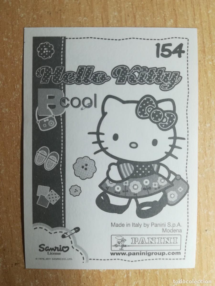 Coleccionismo cromos antiguos: Cromo Hello Kitty Bcool N&ordm; 154 sin pegar. Panini 2011. - Foto 2