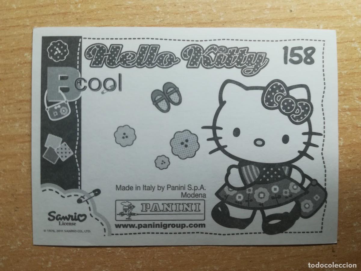 Coleccionismo cromos antiguos: Cromo Hello Kitty Bcool N&ordm; 158 sin pegar. Panini 2011. - Foto 2
