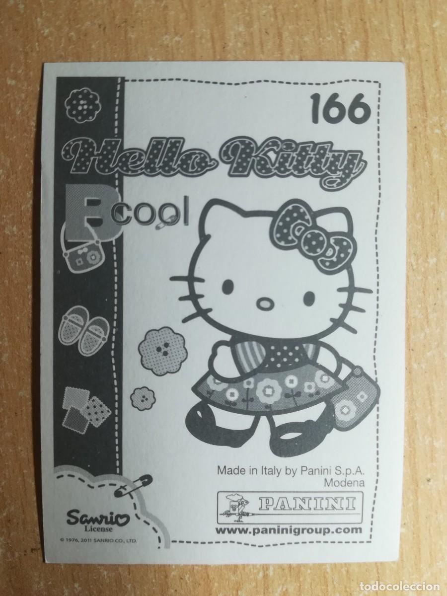Coleccionismo cromos antiguos: Cromo Hello Kitty Bcool N&ordm; 166 sin pegar. Panini 2011. - Foto 2