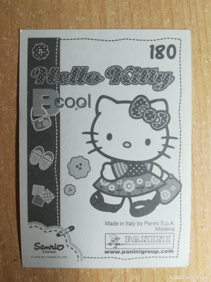 Coleccionismo cromos antiguos: Cromo Hello Kitty Bcool N&ordm; 180 sin pegar. Panini 2011. - Foto 2