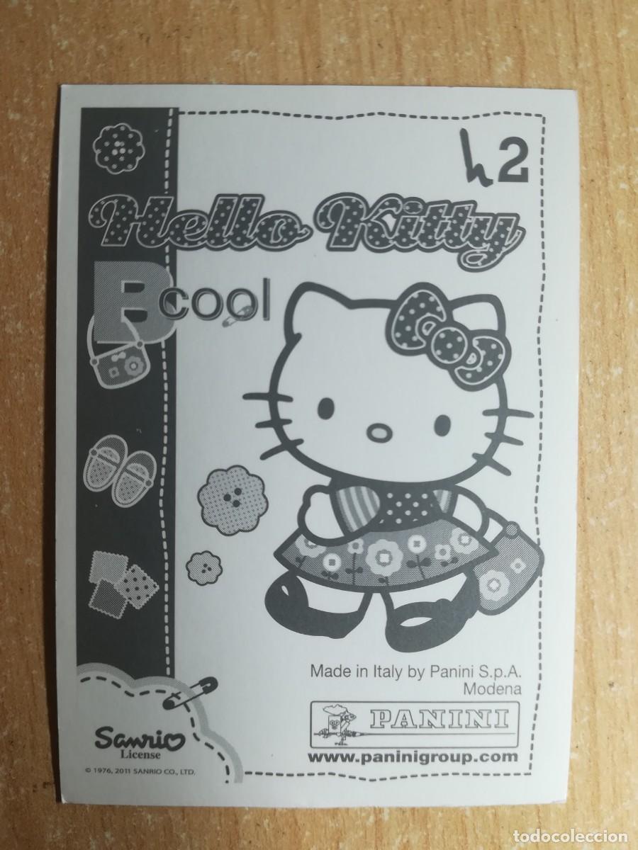 Coleccionismo cromos antiguos: Cromo Hello Kitty Bcool Letra h2 sin pegar. Panini 2011. - Foto 2