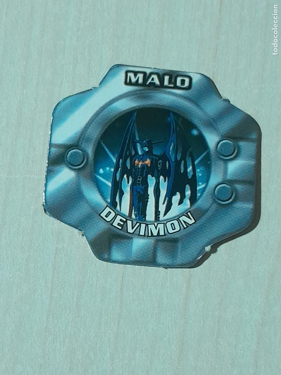 Coleccionismo cromos antiguos: TAZO DIGIMON 2000 - RELOJ CHICLE VIDAL - N&ordm; DEVIMON - Foto 1