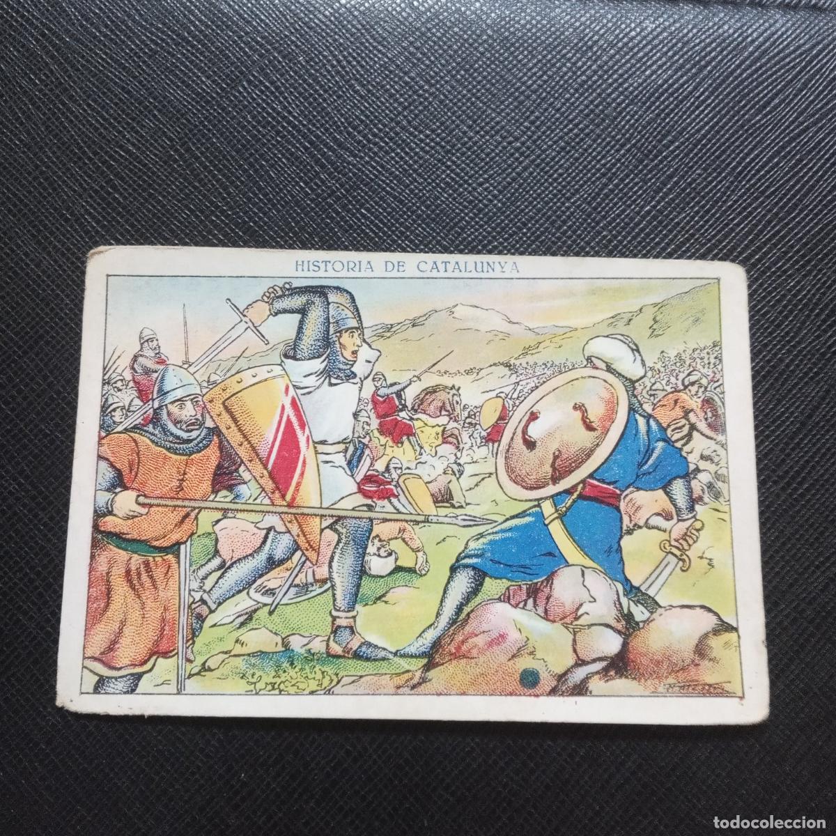 Coleccionismo cromos antiguos: 33 HISTORIA DE CATALU&Ntilde;A CROMO CHOCOLATES JUNCOSA - CC10 SB2 B - Foto 1