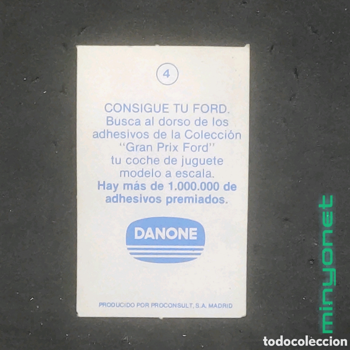 Coleccionismo cromos antiguos: Cromo Danone Gran Prix Ford - 4 - Foto 2