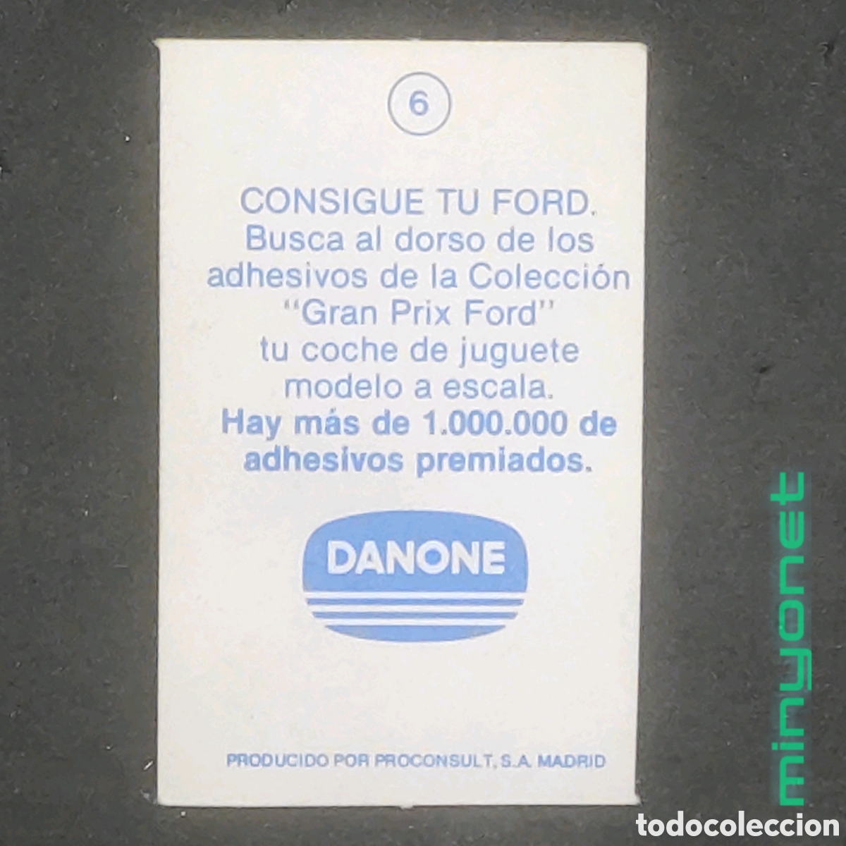 Coleccionismo cromos antiguos: Cromo Danone Gran Prix Ford - 6 - Foto 2