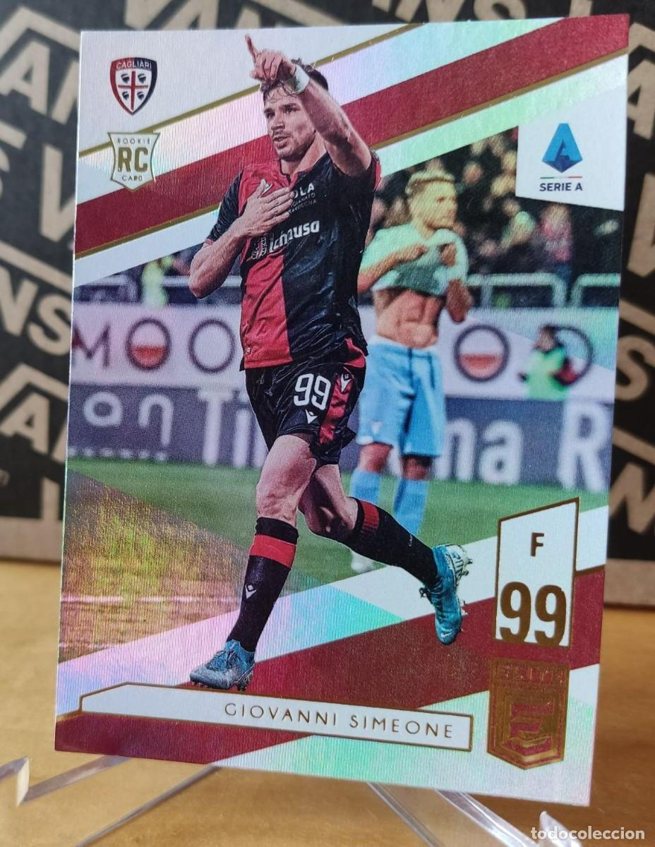 Coleccionismo Cromos antiguos: GIOVANNI SIMEONE ROOKIE CARD (CAGLIARI Y ATLETICO MADRID) - PANINI ELITE LEGA SERIE A 2019-20