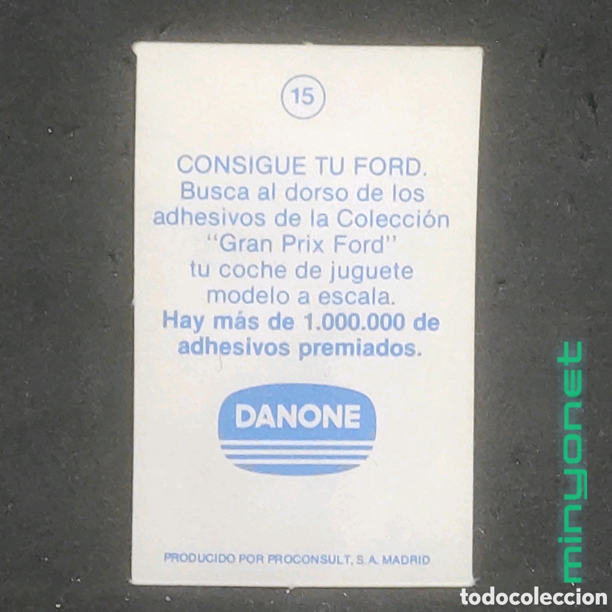 Coleccionismo cromos antiguos: Cromo Danone Gran Prix Ford - 15 - Foto 2