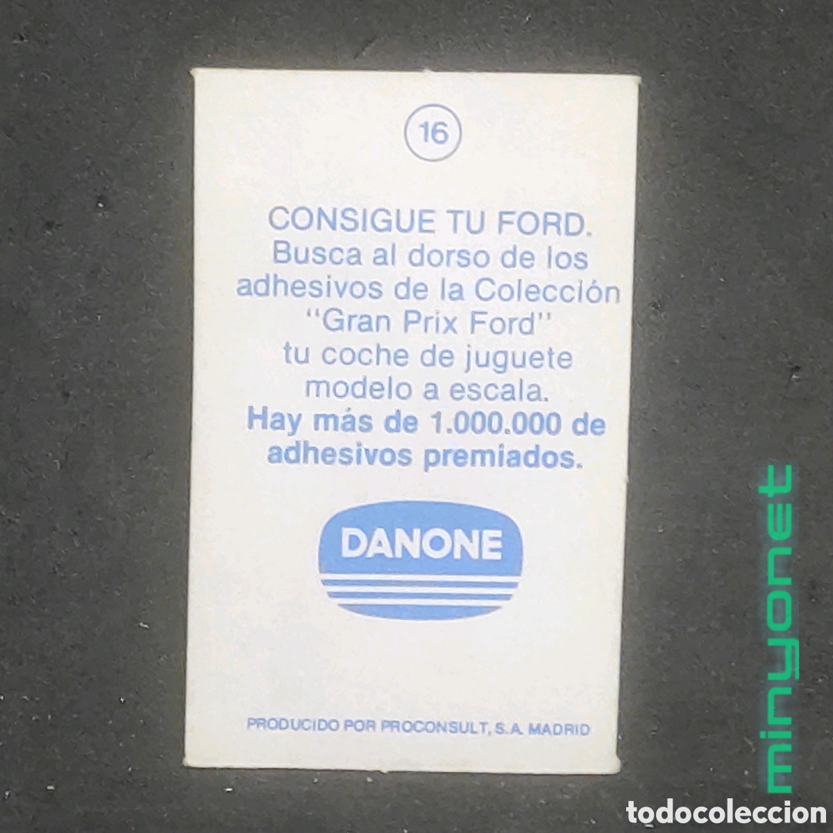 Coleccionismo cromos antiguos: Cromo Danone Gran Prix Ford - 16 - Foto 2