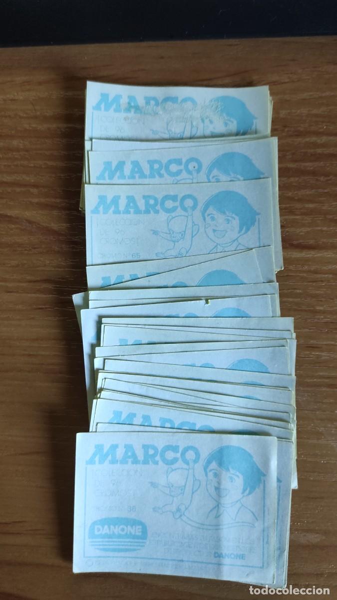 Coleccionismo cromos antiguos: Lote 50 de cromos Marco de Danone - Foto 2