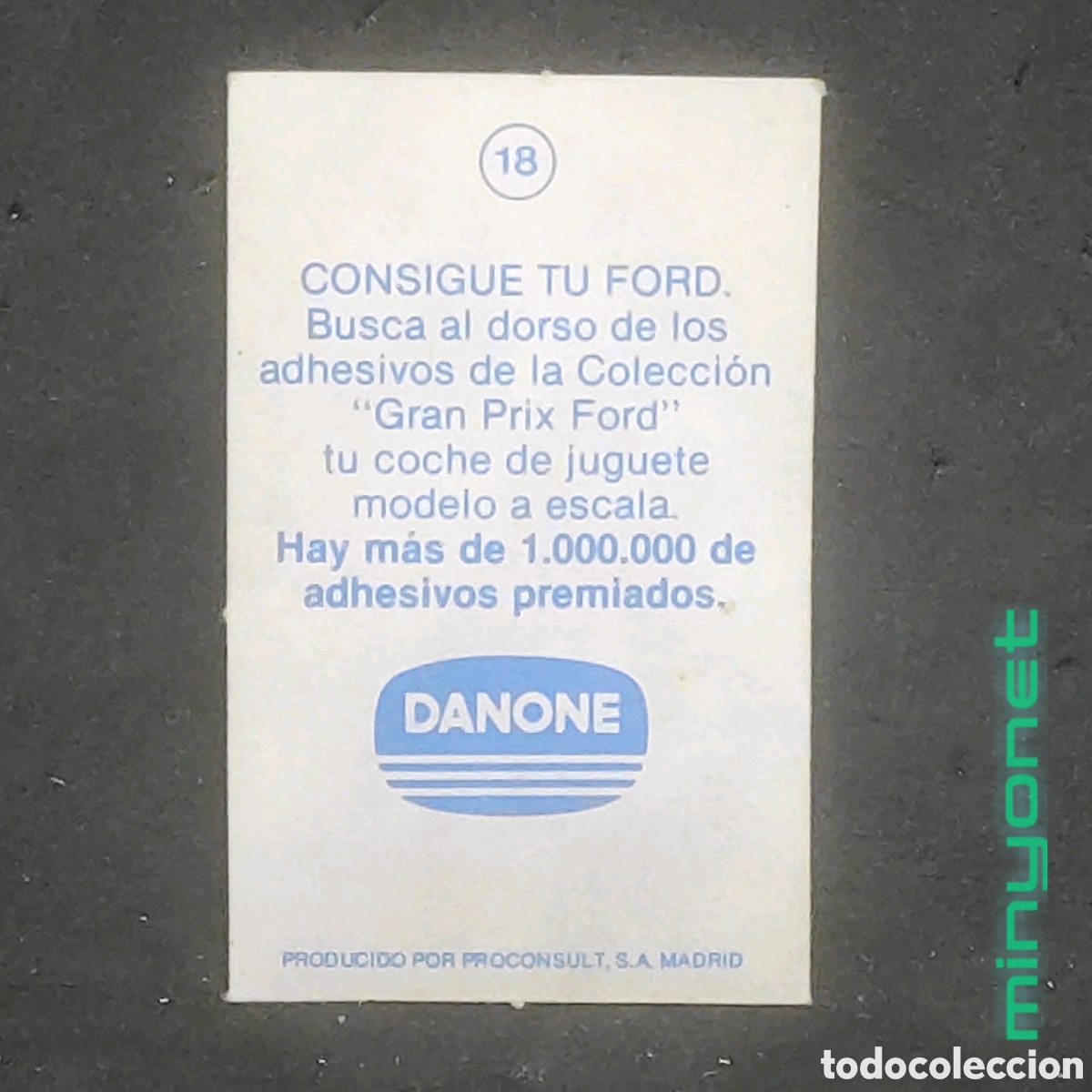 Coleccionismo cromos antiguos: Cromo Danone Gran Prix Ford - 18 - Foto 2