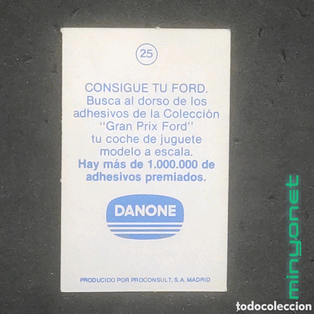 Coleccionismo cromos antiguos: Cromo Danone Gran Prix Ford - 25 - Foto 2