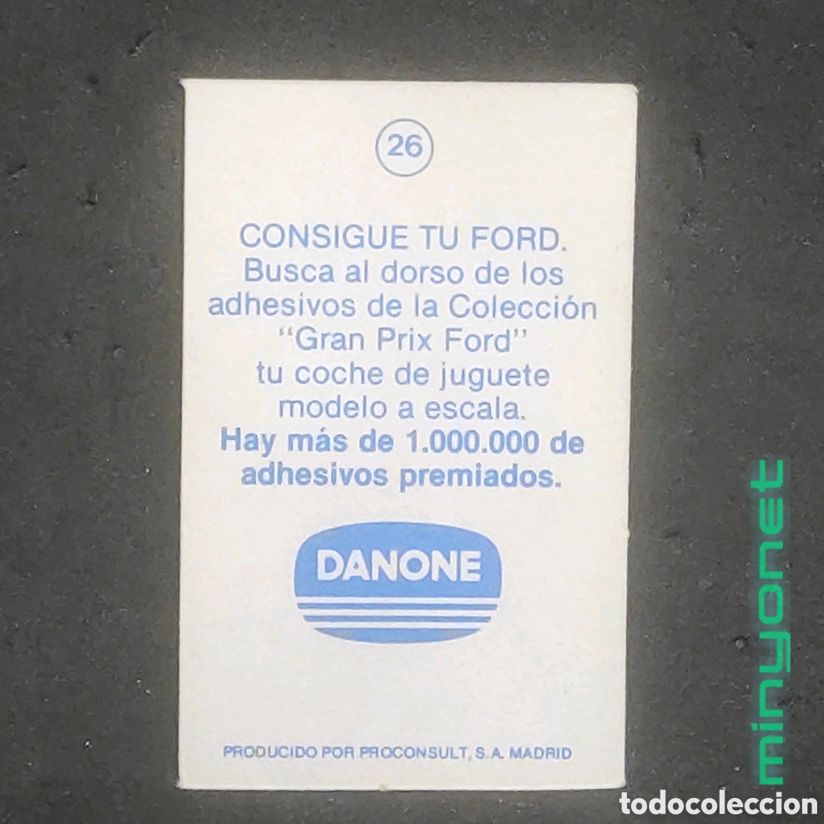 Coleccionismo cromos antiguos: Cromo Danone Gran Prix Ford - 26 - Foto 2