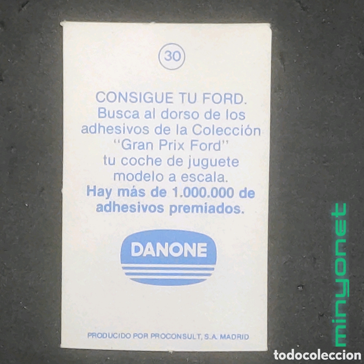 Coleccionismo cromos antiguos: Cromo Danone Gran Prix Ford - 30 - Foto 2