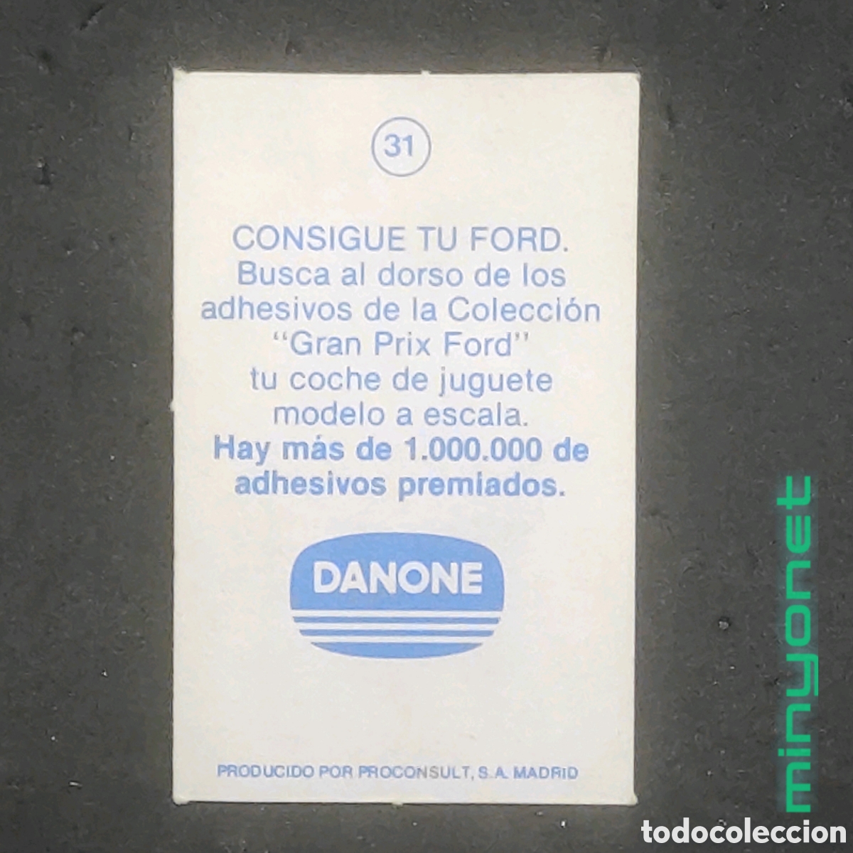 Coleccionismo cromos antiguos: Cromo Danone Gran Prix Ford - 31 - Foto 2
