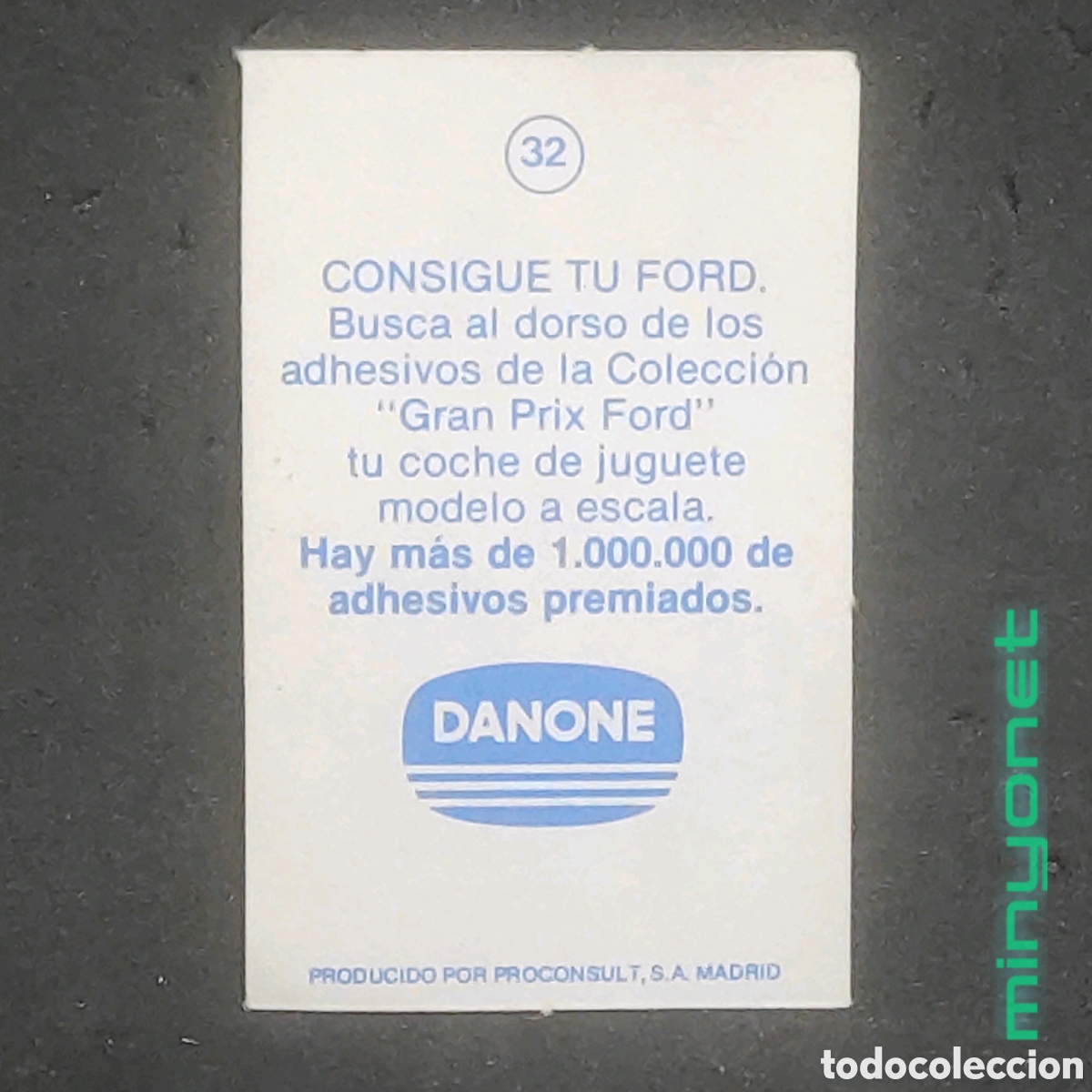 Coleccionismo cromos antiguos: Cromo Danone Gran Prix Ford - 32 - Foto 2