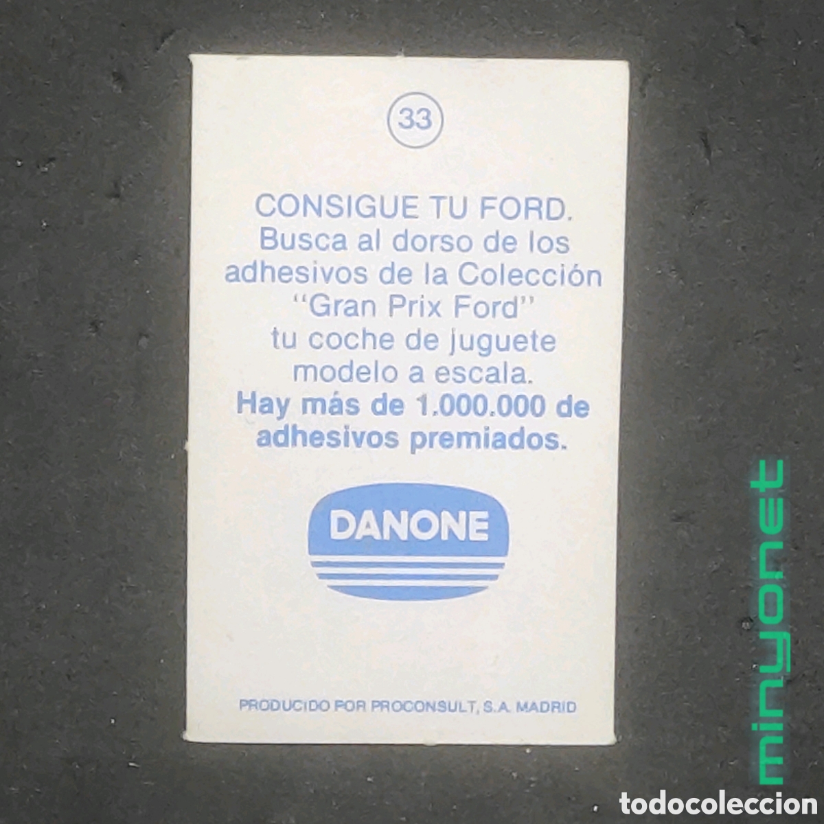 Coleccionismo cromos antiguos: Cromo Danone Gran Prix Ford - 33 - Foto 2