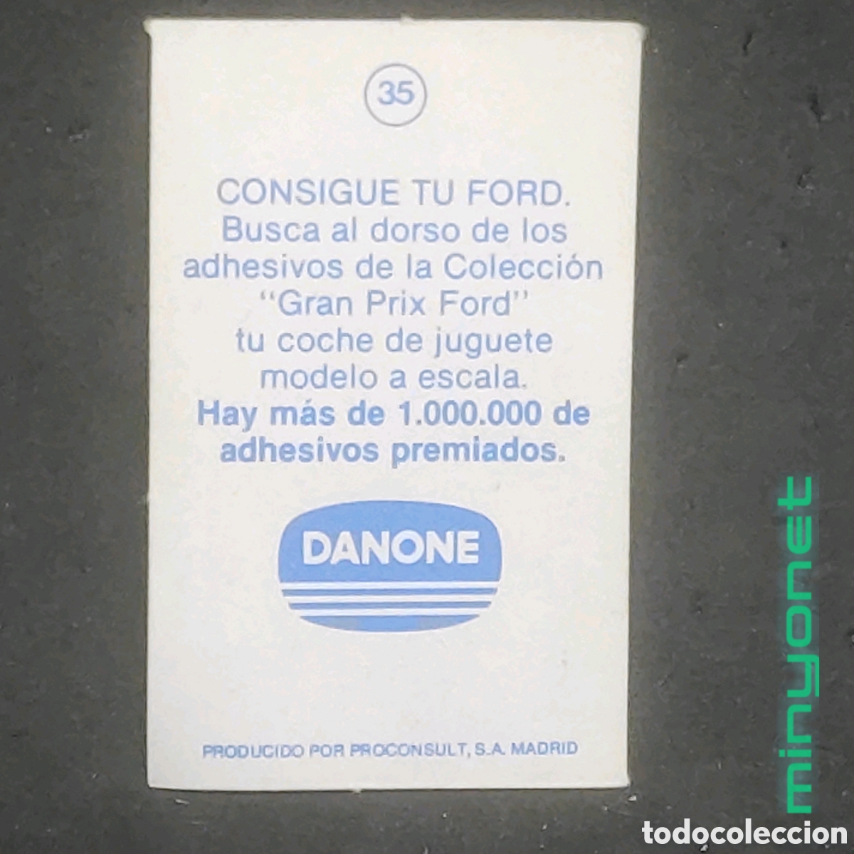 Coleccionismo cromos antiguos: Cromo Danone Gran Prix Ford - 35 - Foto 2