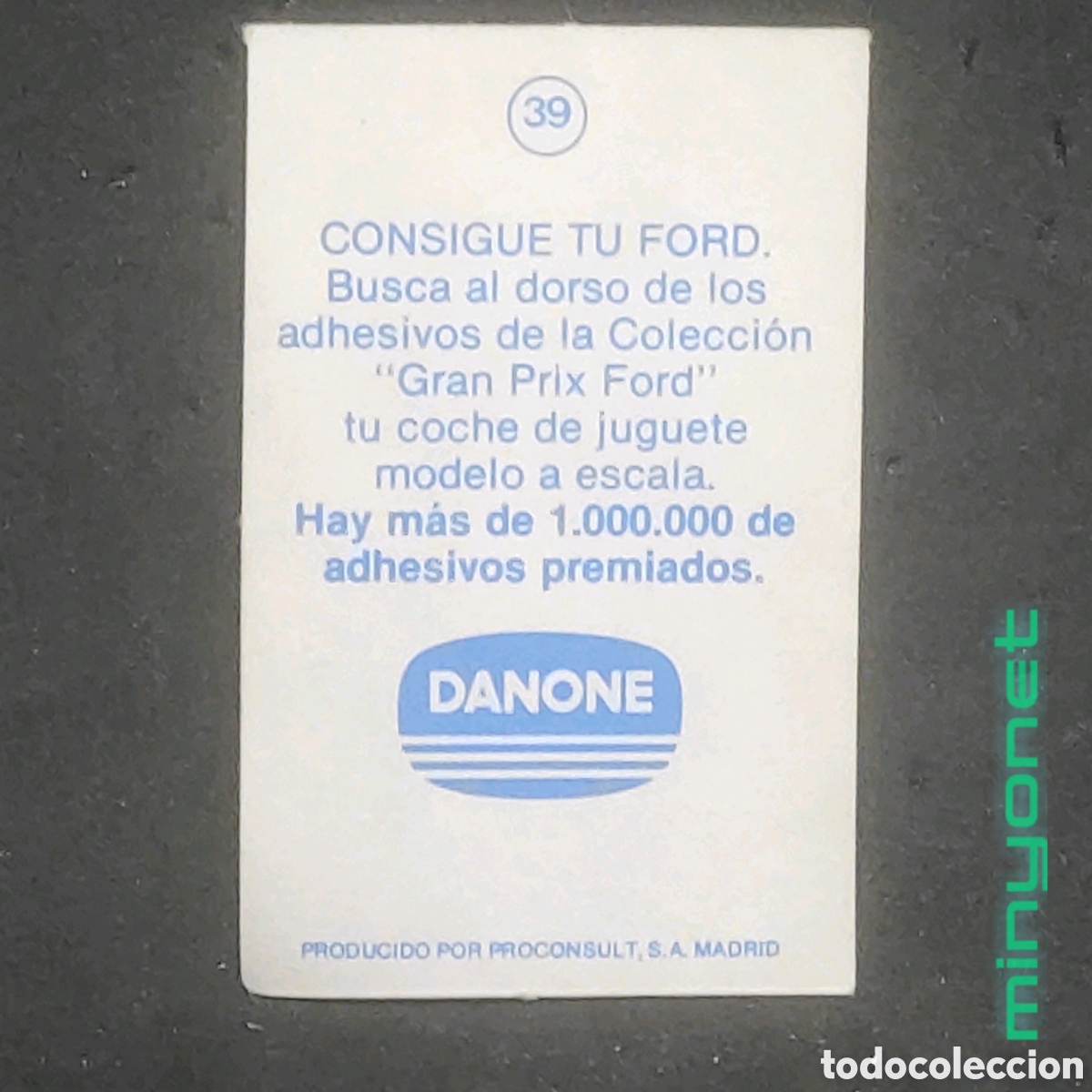 Coleccionismo cromos antiguos: Cromo Danone Gran Prix Ford - 39 - Foto 2