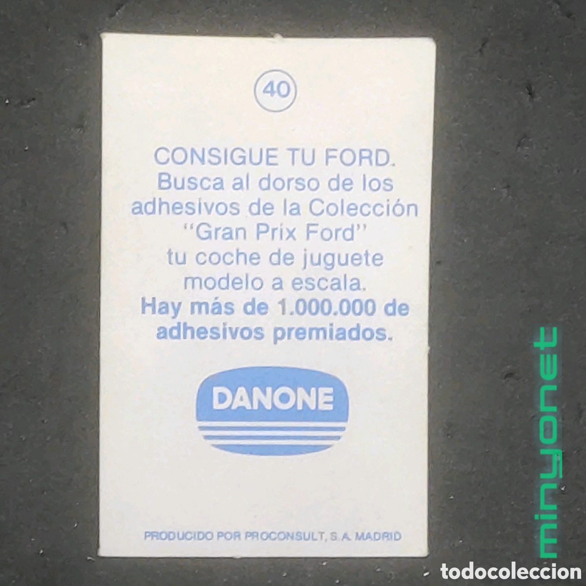 Coleccionismo cromos antiguos: Cromo Danone Gran Prix Ford - 40 - Foto 2