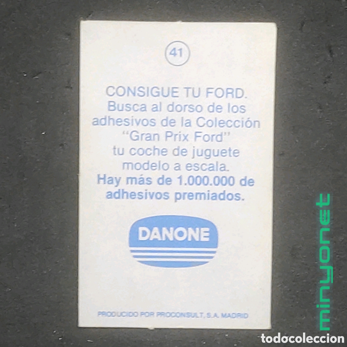 Coleccionismo cromos antiguos: Cromo Danone Gran Prix Ford - 41 - Foto 2
