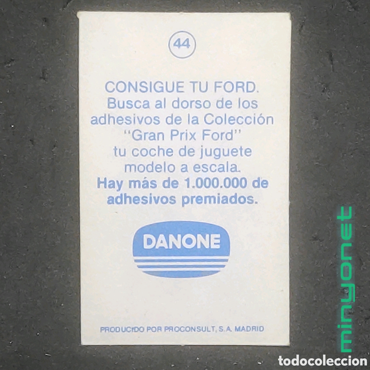 Coleccionismo cromos antiguos: Cromo Danone Gran Prix Ford - 44 - Foto 2