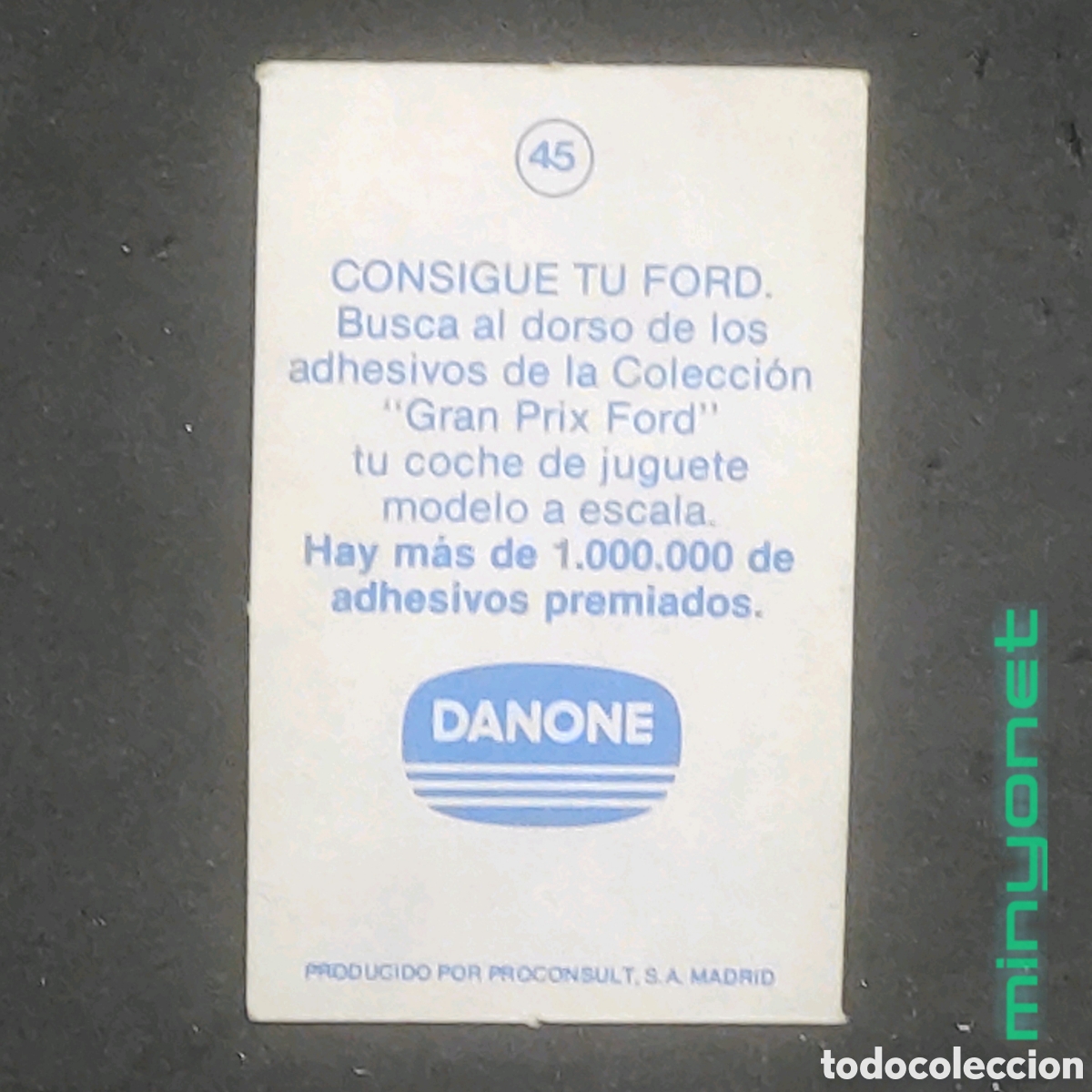 Coleccionismo cromos antiguos: Cromo Danone Gran Prix Ford - 45 - Foto 2